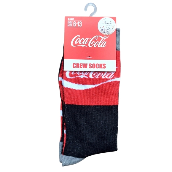 Coca-Cola Crew Socks - Picture 1 of 2